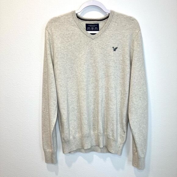 AMERICAN EAGLE OUTFITTERS MENS V NECK SWEATER SIZE MEDIUM - Picture 1 of 5